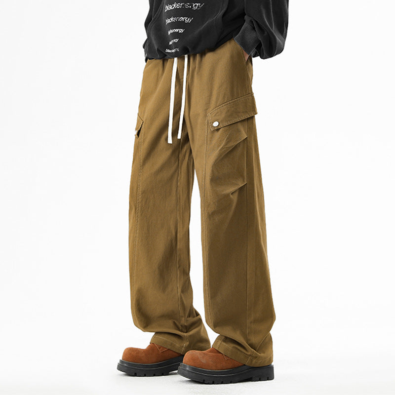 Men's Straight Leg Long Trousers