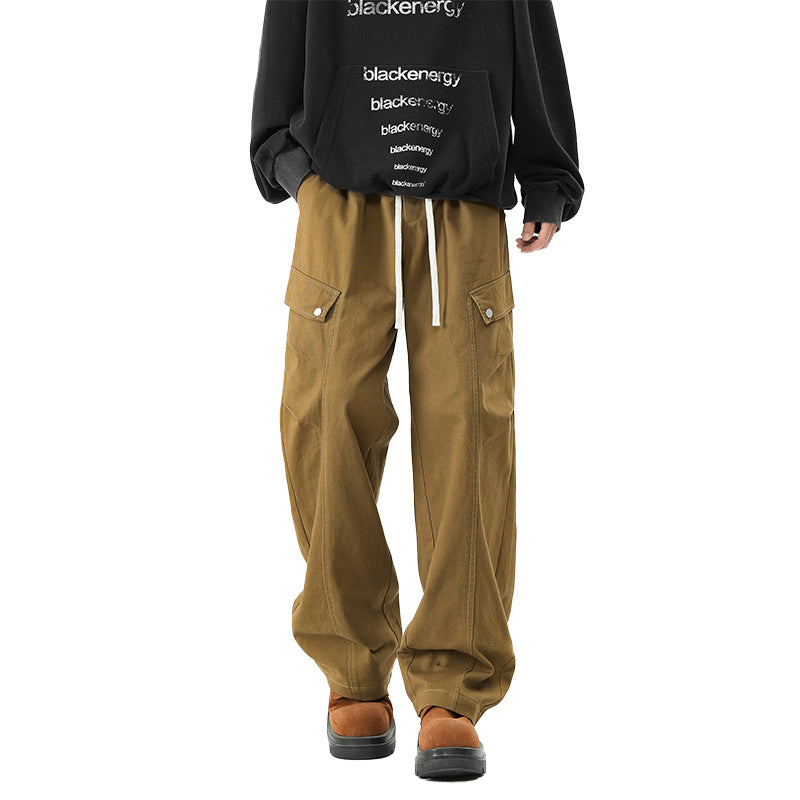 Men's Straight Leg Long Trousers