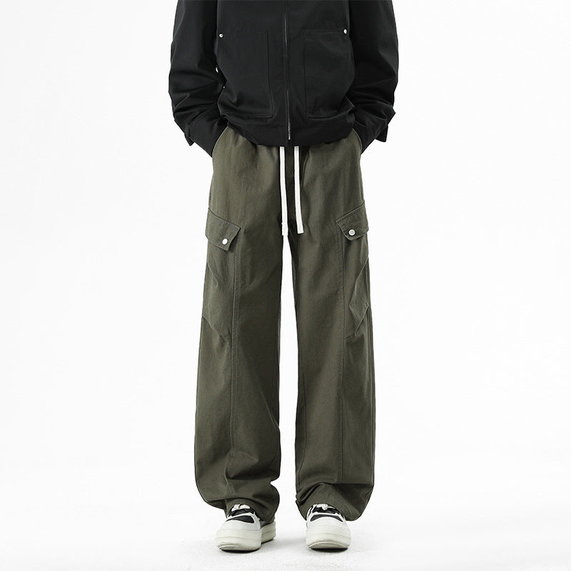 Men's Straight Leg Long Trousers